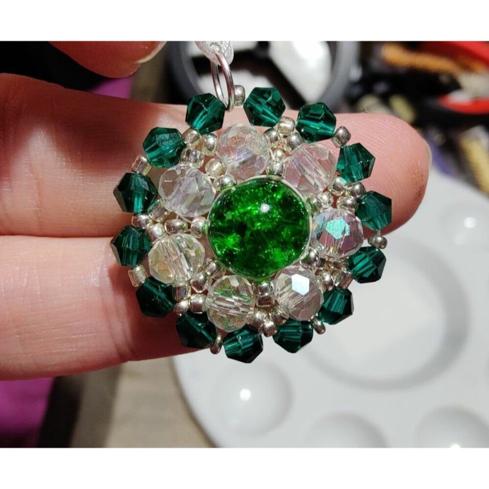 Beautiful Hand Crafted Crystal Pendant
